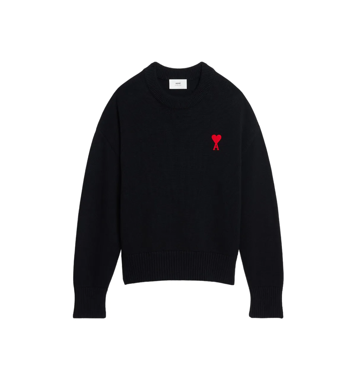Ami De Coeur Virgin Wool Jumper (Black)