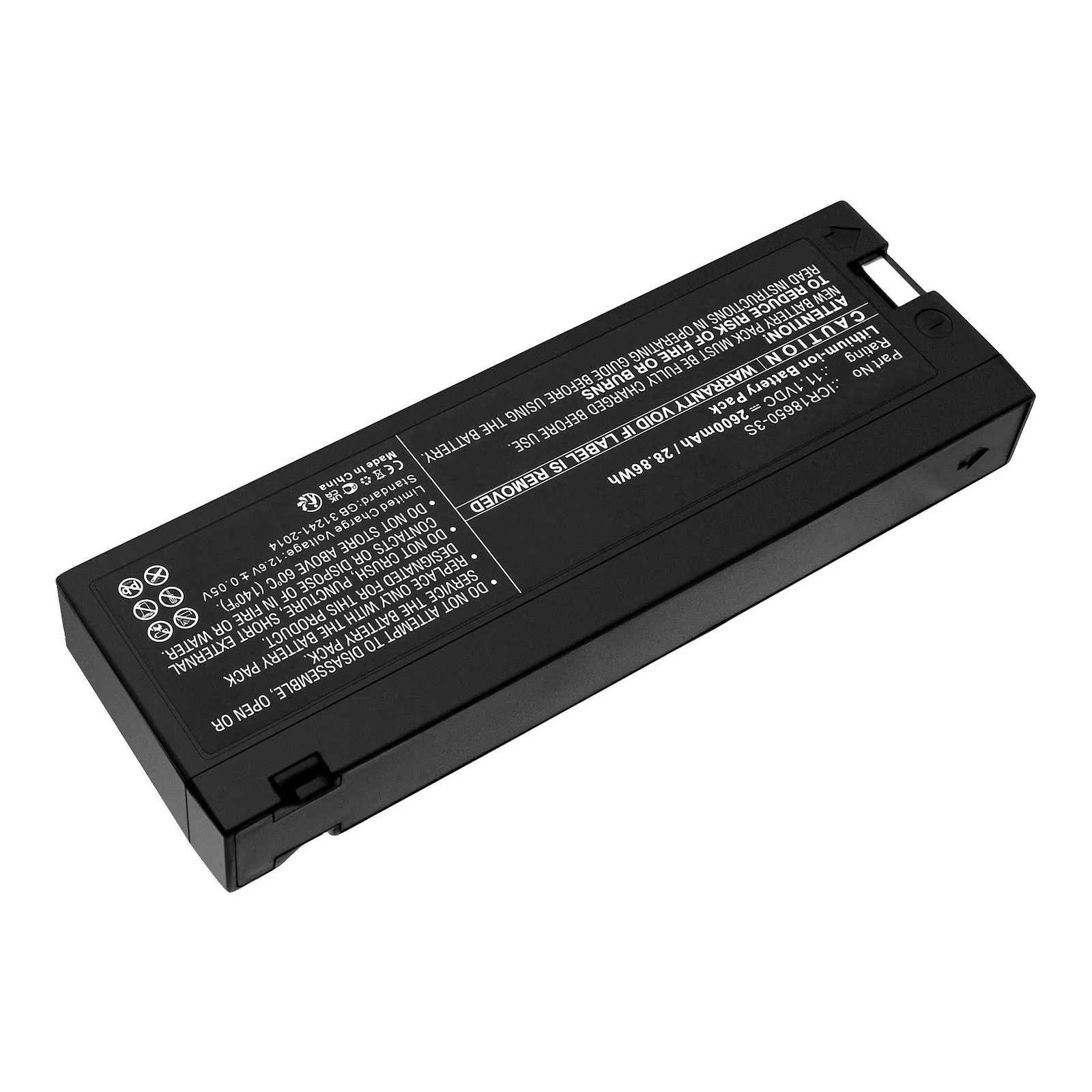 Batteries N Accessories BNA-WB-L19925 Medical Battery - Li-ion, 11.1V, 2600mAh, Ultra High Capacity - Replacement for JUMPER ICR18650-3S Battery