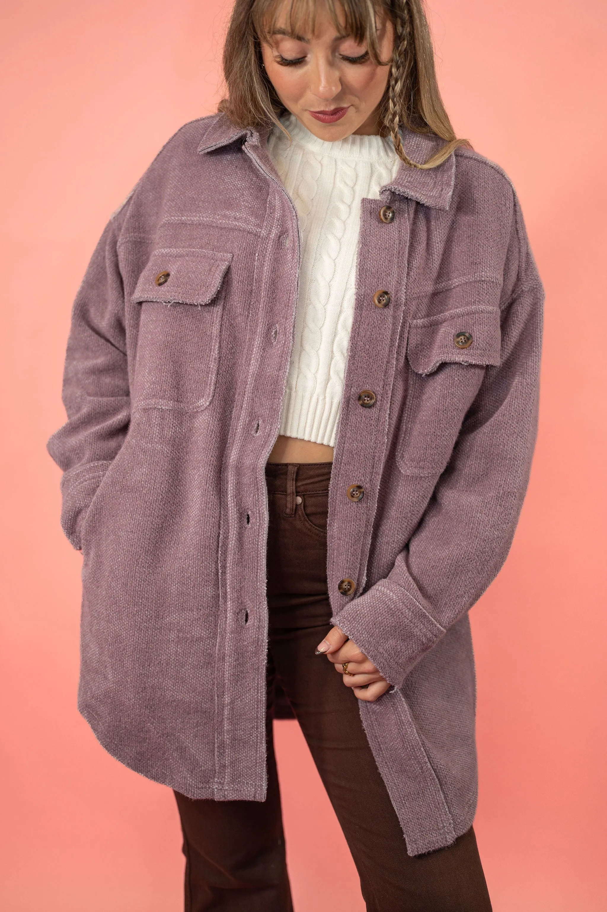 Chilly Nights Thick Shacket : 3 Colors