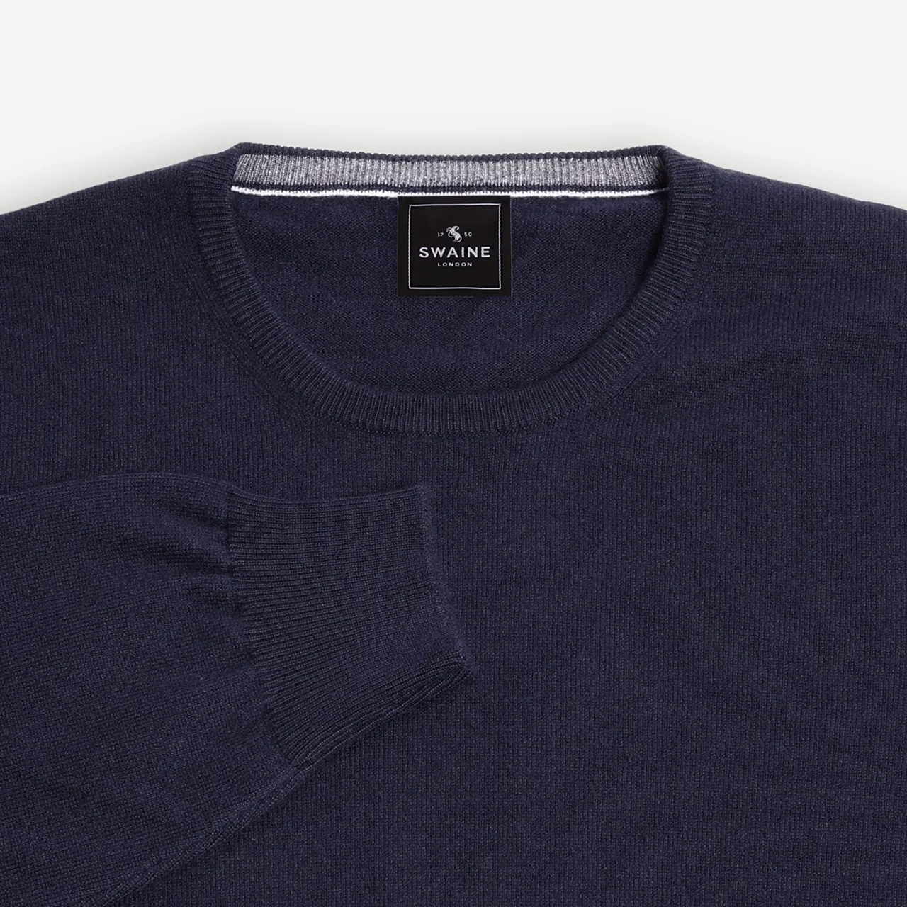 Crew Neck Jumper - Navy