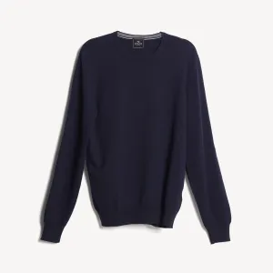 Crew Neck Jumper - Navy