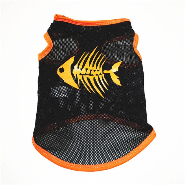 Cute Printed Summer tshirt Dog Clothes