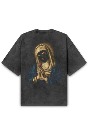 DISGUISE BLACK WASHED T-SHIRT