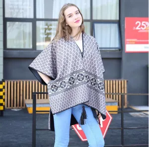 Fashion Warm Winter Women's Poncho