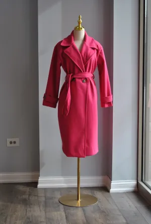 FUCHSIA SPRING COAT
