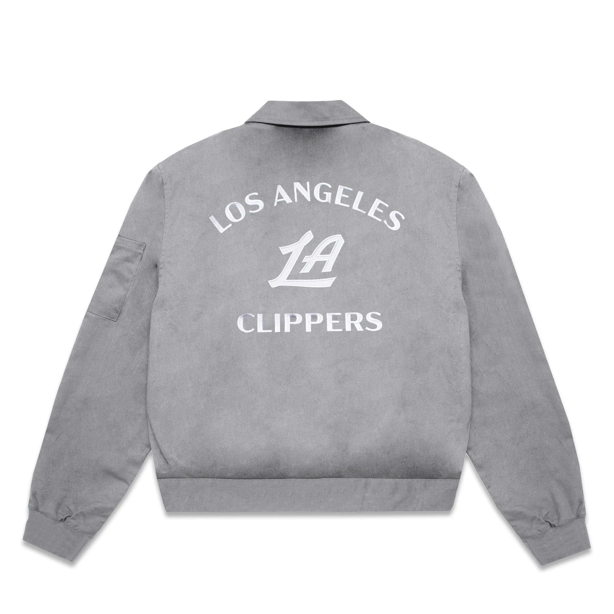 Gray LA Clippers Workwear Jacket