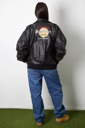 Hard Rock Cafe Los Angeles Leather Jacket L