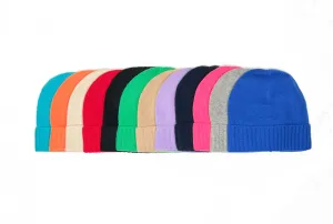 JUMPER1234 PLAIN BEANIE HAT - 5 COLORS AVAILABLE