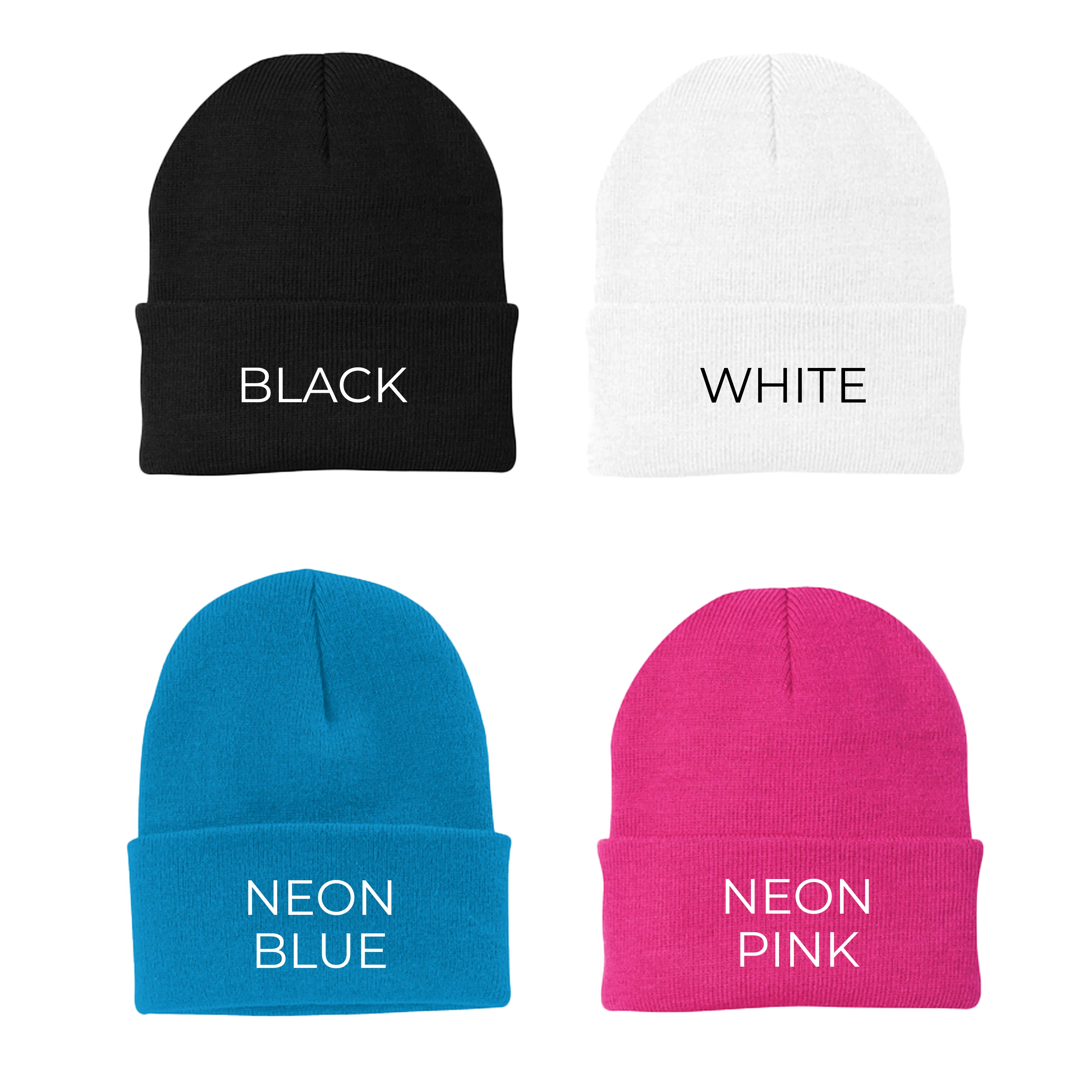 Kappa Delta Bubble Embroidered Beanie - Kay Dee Pastel