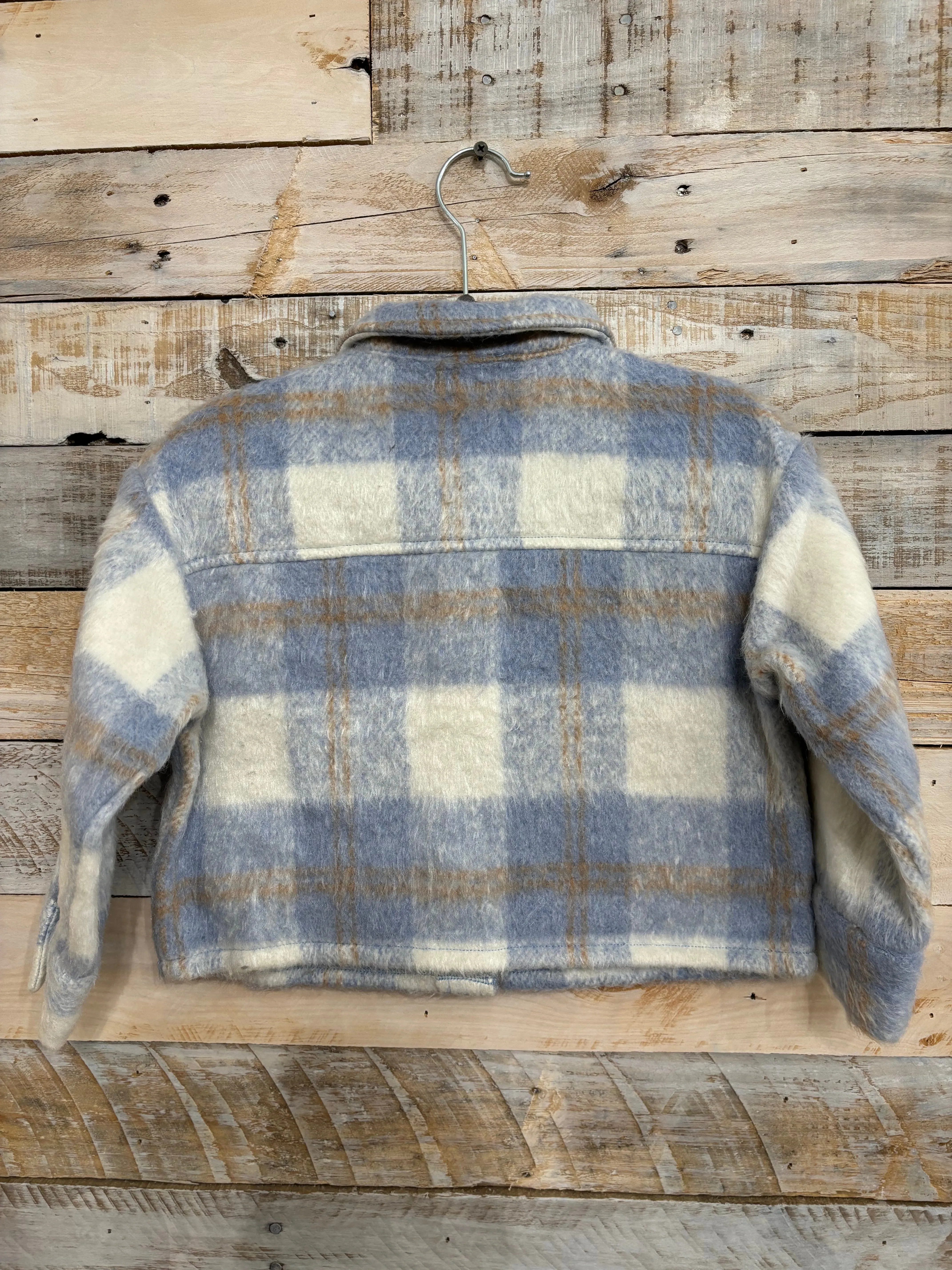 Kids Toasty Wool Blend Cropped Shacket
