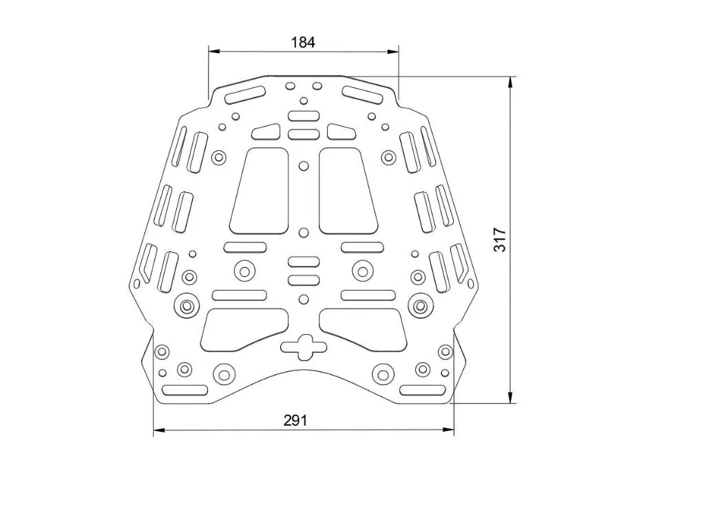 KTM 790/890 Billet rack - Large