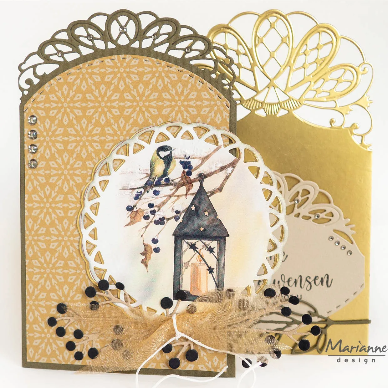 Marianne Design A4 Cutting Sheet - Mattie Mooiste - Winter Lanterns