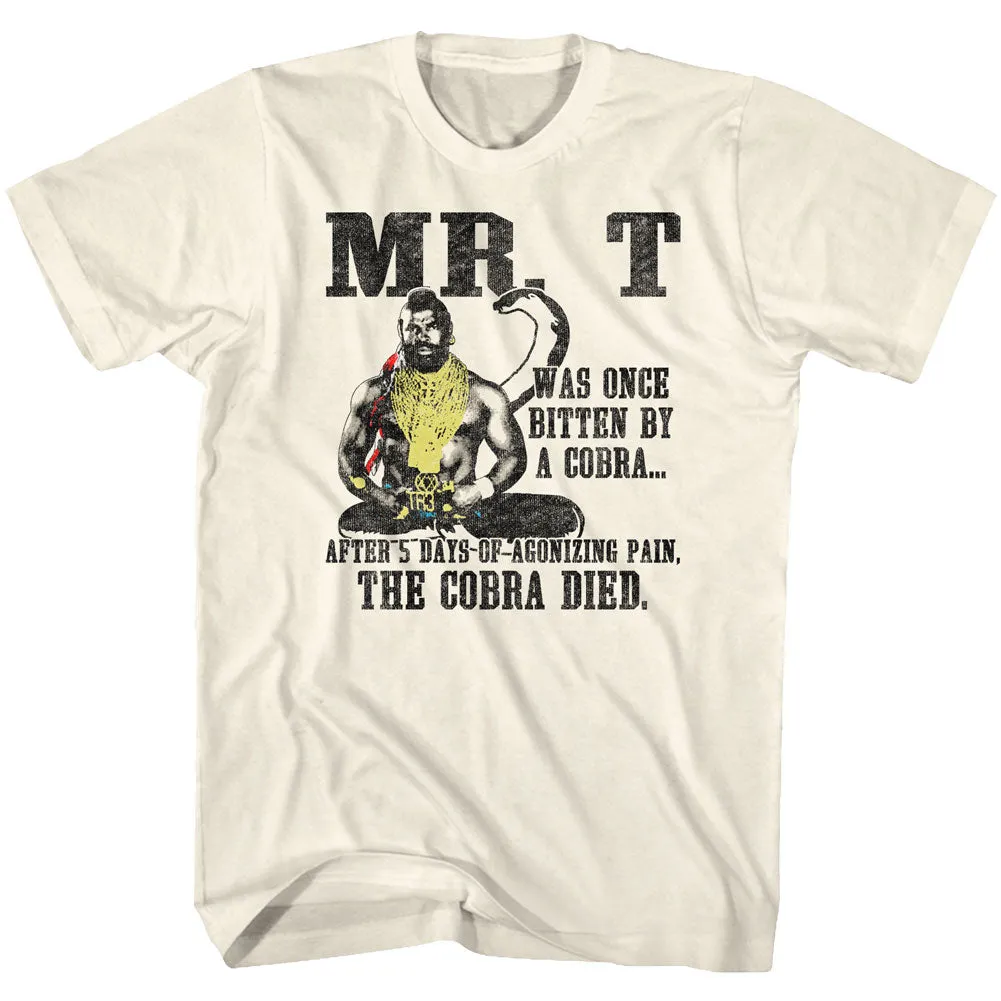Mr. T Cobra Died Men's T-Shirt