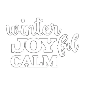 Penny Black Creative Dies - Joyful Winter*