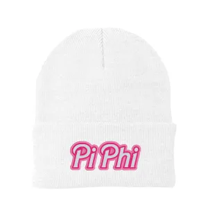 Pi Beta Phi Embroidered Beanie - Pi Phi Dream House