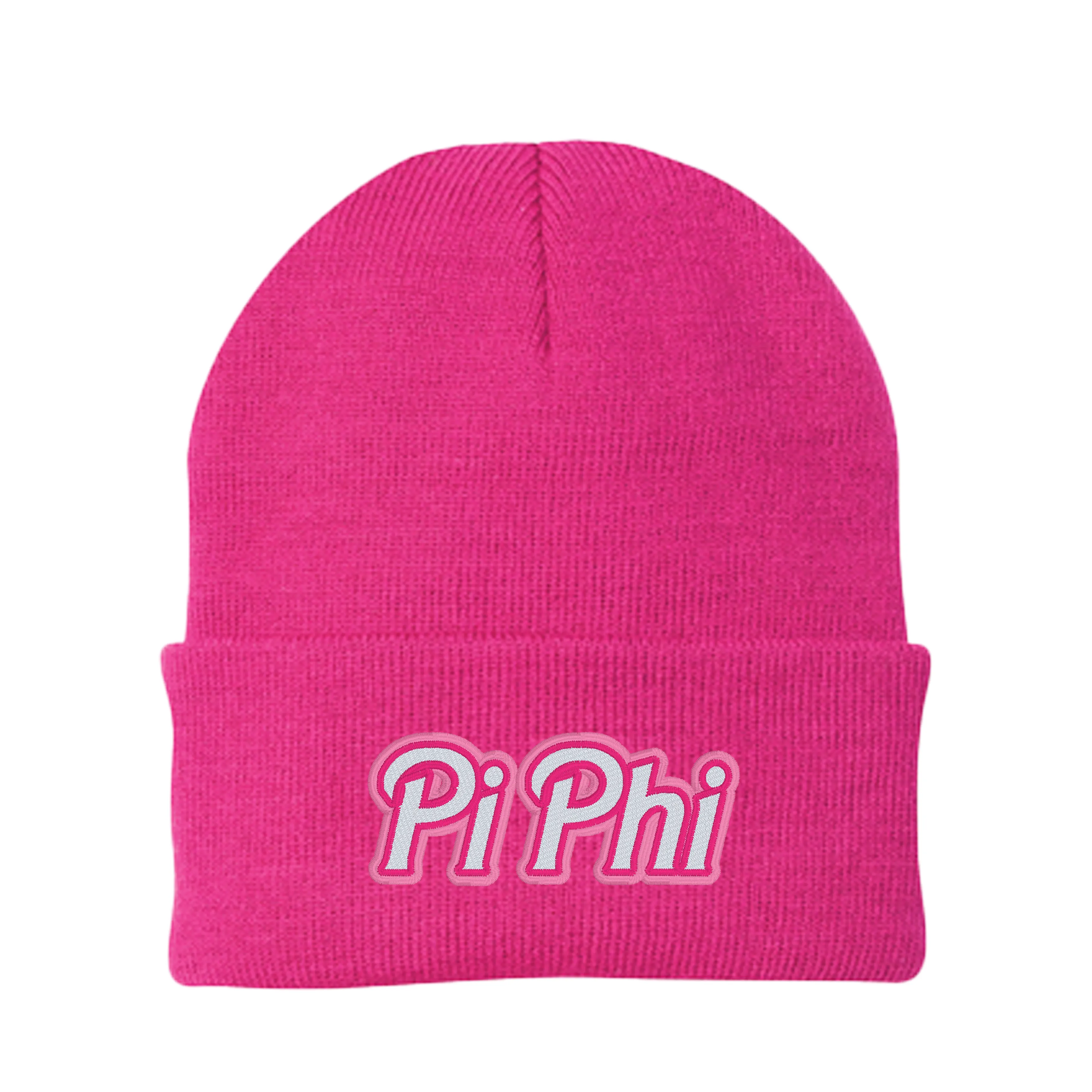 Pi Beta Phi Embroidered Beanie - Pi Phi Dream House