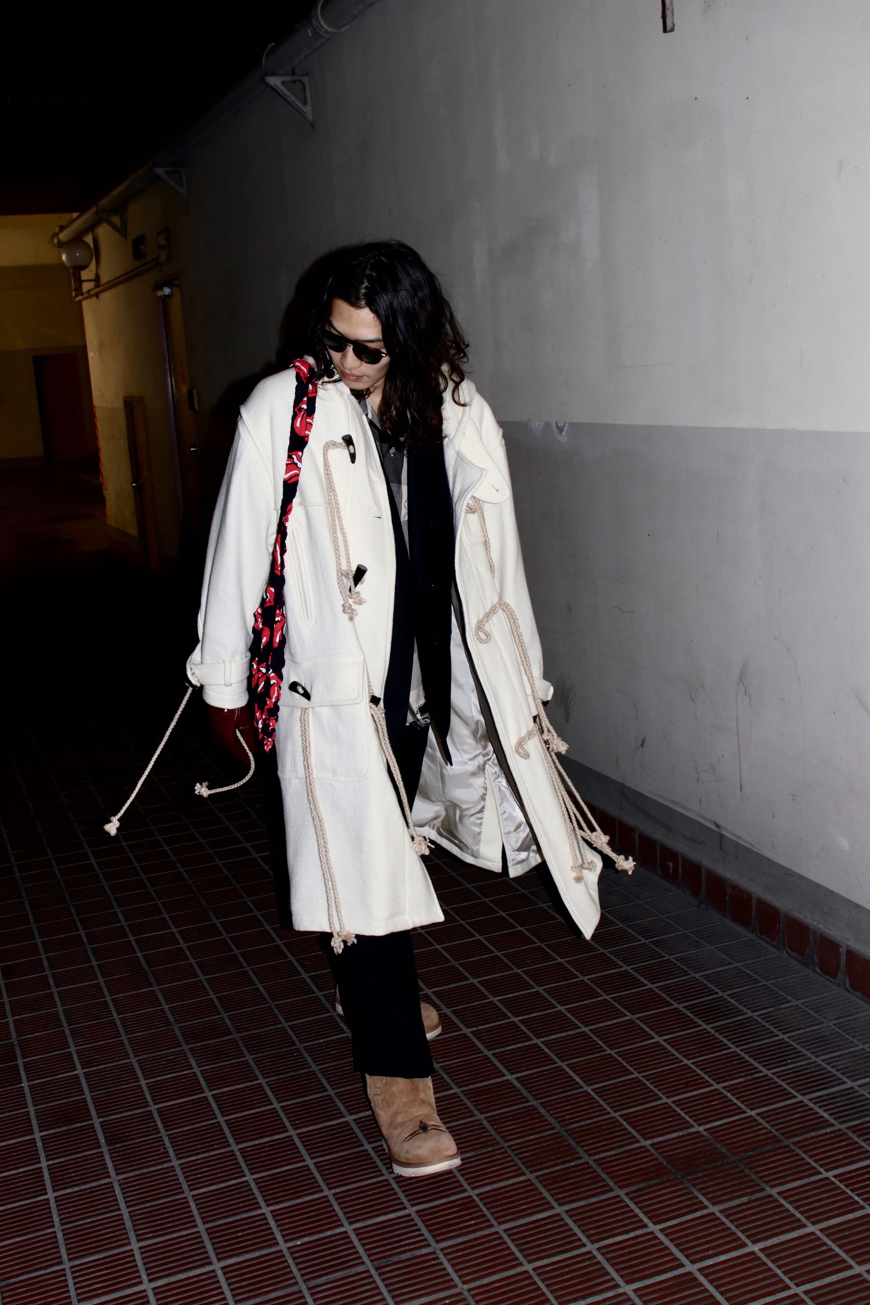 SUGARHILL  CORDED DUFFLE COAT(IVORY WHITE)