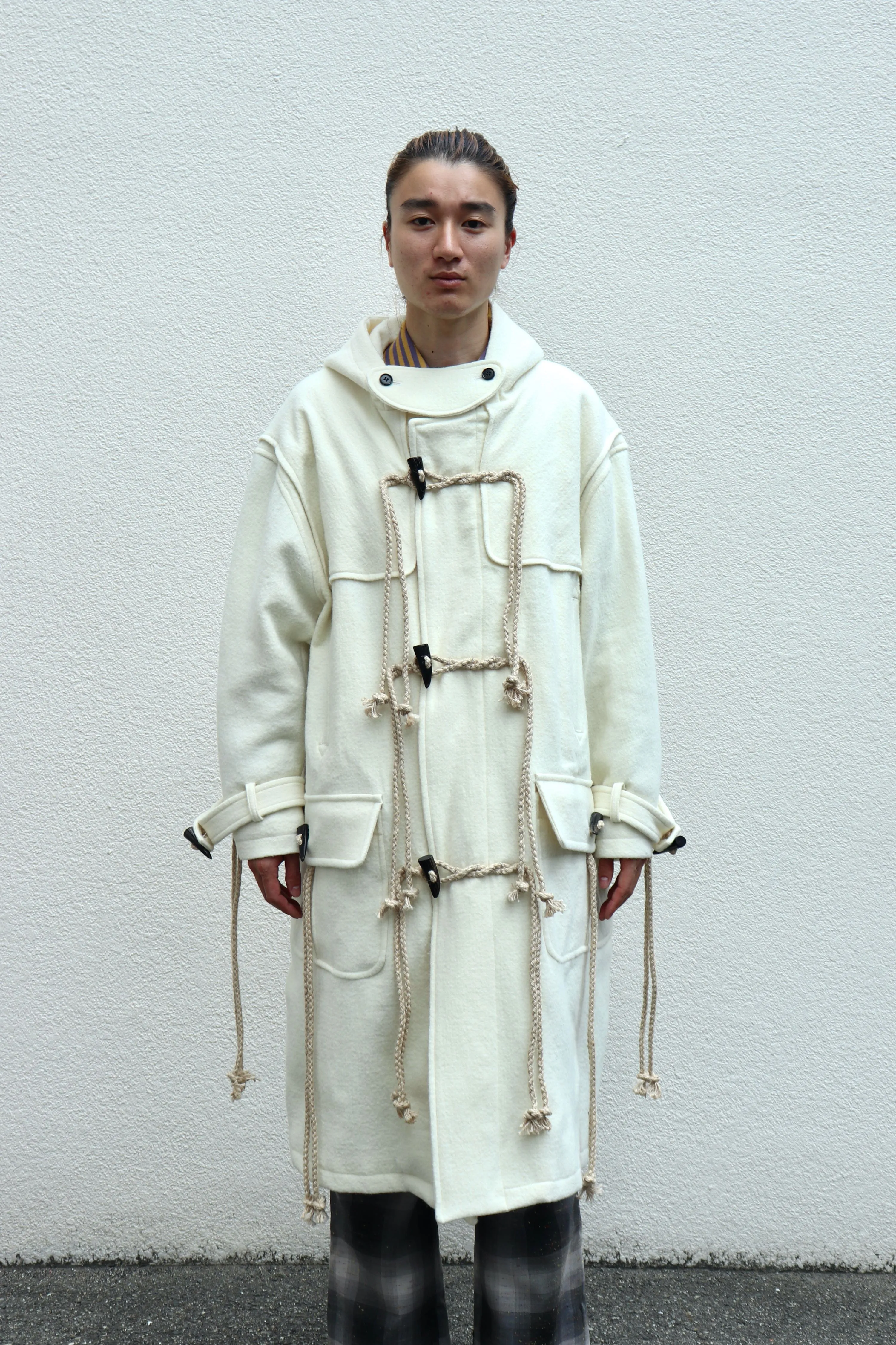 SUGARHILL  CORDED DUFFLE COAT(IVORY WHITE)