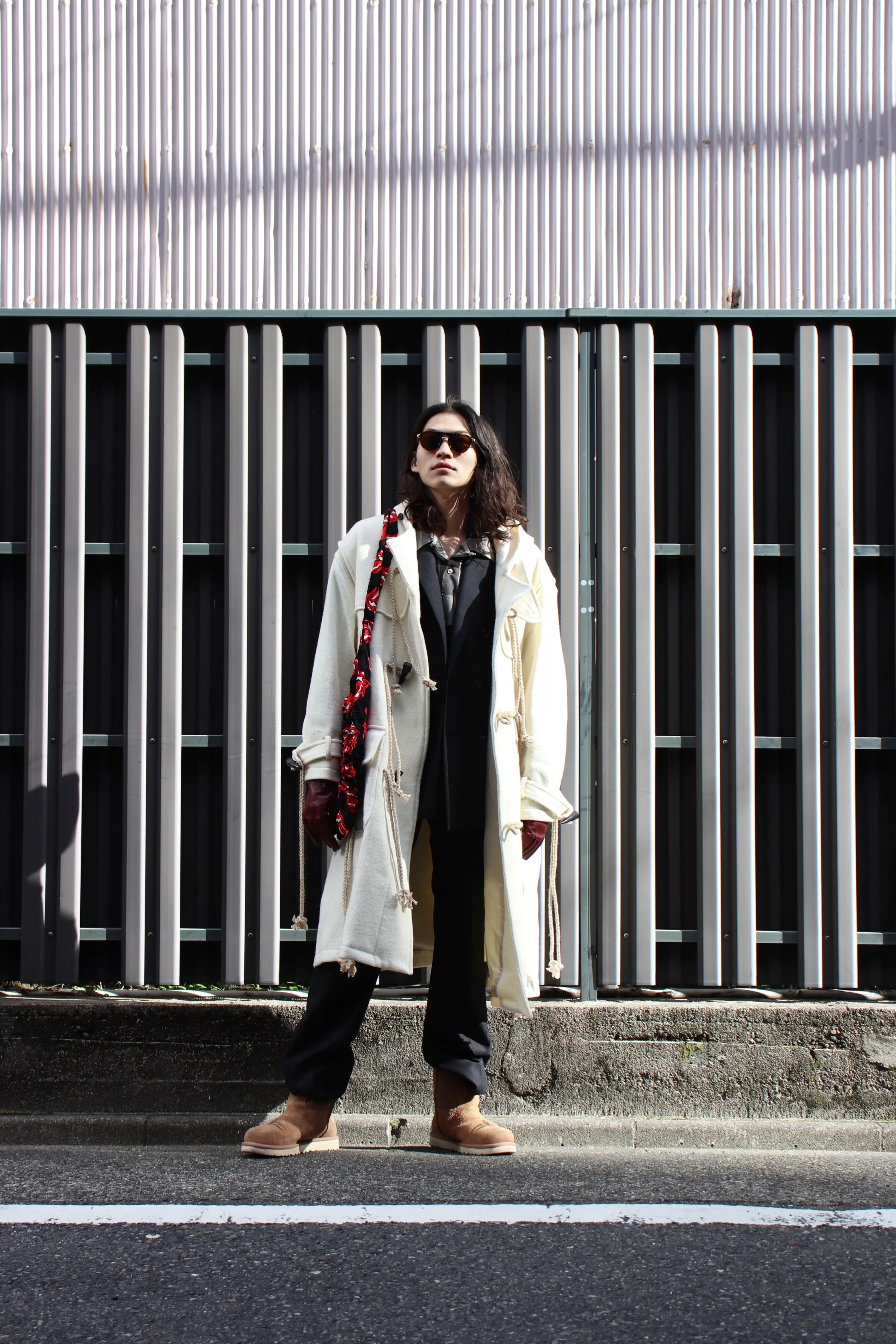 SUGARHILL  CORDED DUFFLE COAT(IVORY WHITE)