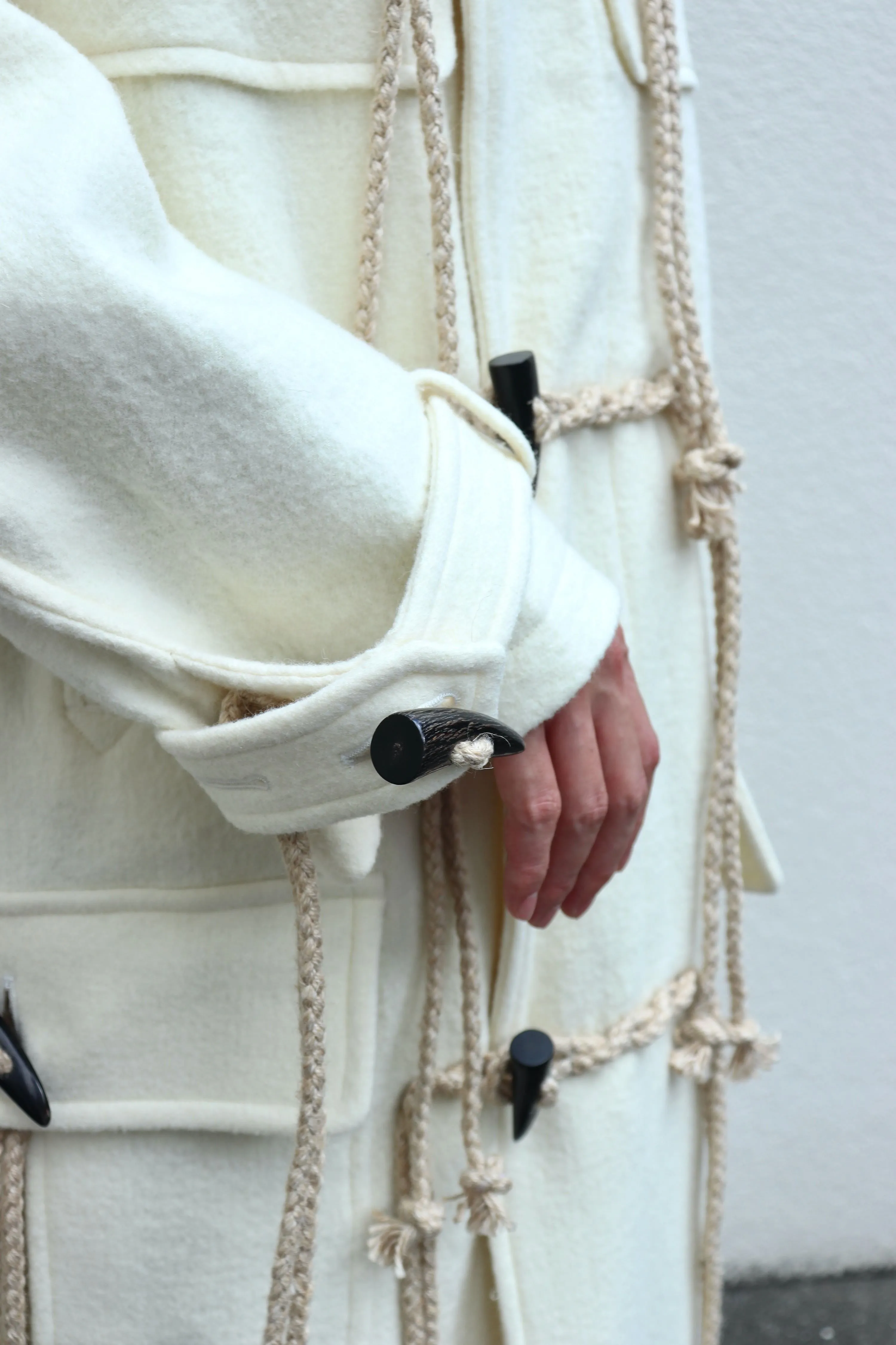 SUGARHILL  CORDED DUFFLE COAT(IVORY WHITE)