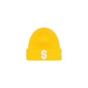 Supreme New Era $ Beanie Gold