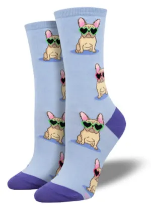 Women's Frenchie Fashion Crew Sock