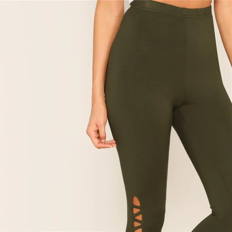 Women's Stretchy High-Waist Fitness Leggings
