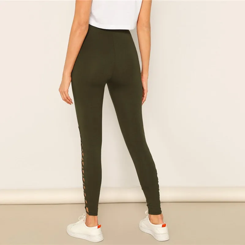 Women's Stretchy High-Waist Fitness Leggings