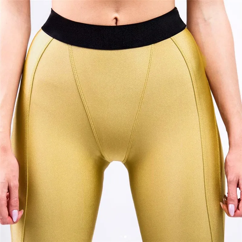 Women's Summer Patchwork Elastic High Waist Fitness Leggings