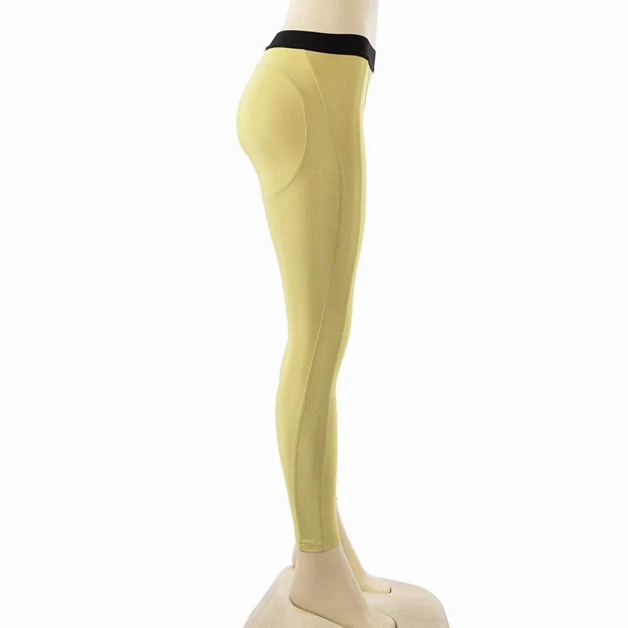 Women's Summer Patchwork Elastic High Waist Fitness Leggings